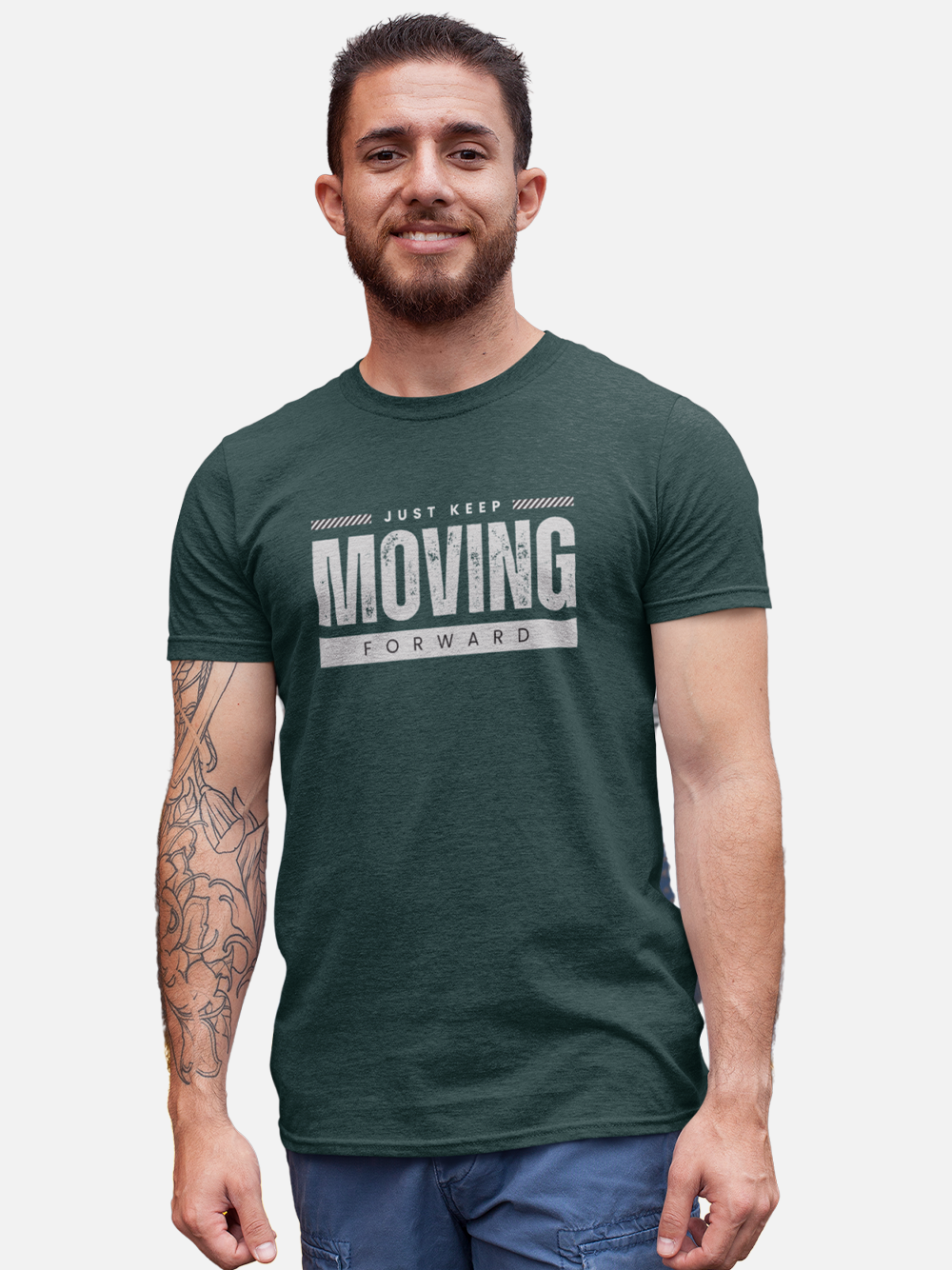 "Just Keep Moving Forward" Motivational T-Shirt