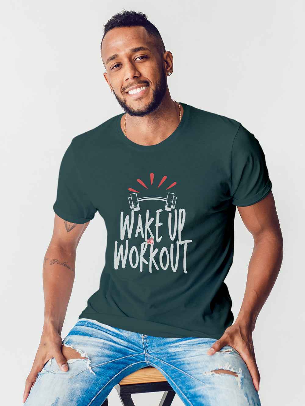 Wake Up and Workout - Gym T-Shirt