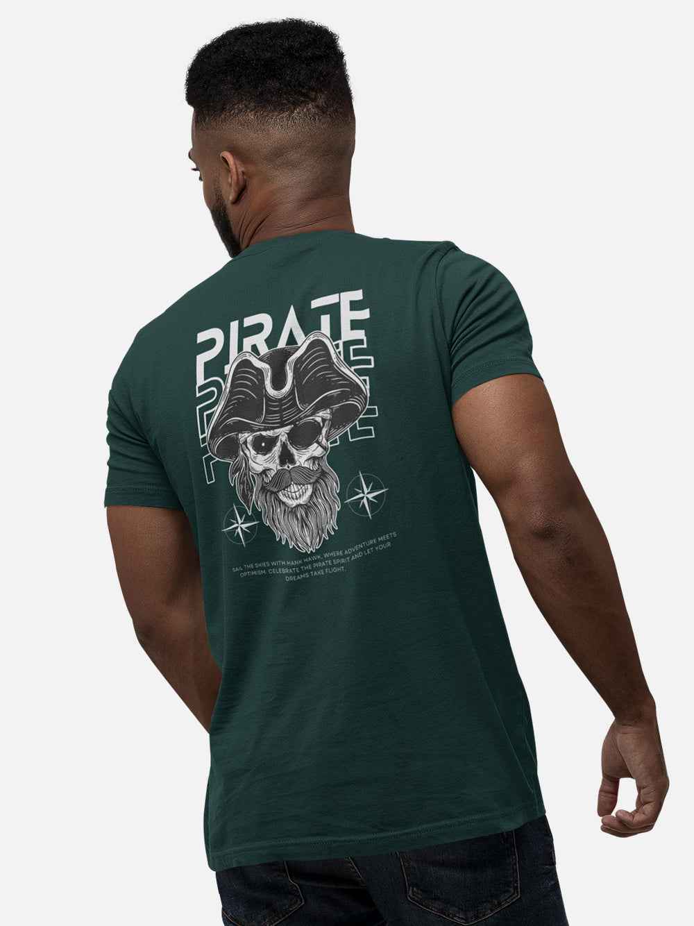 Pirate Skull Graphic T-Shirt