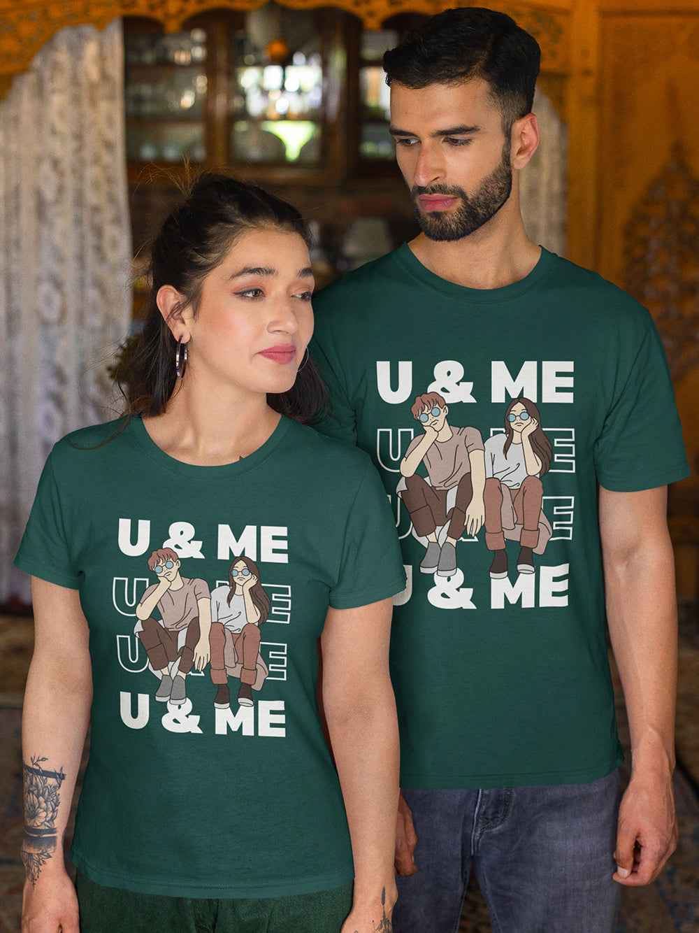 U & Me Couple T-Shirt
