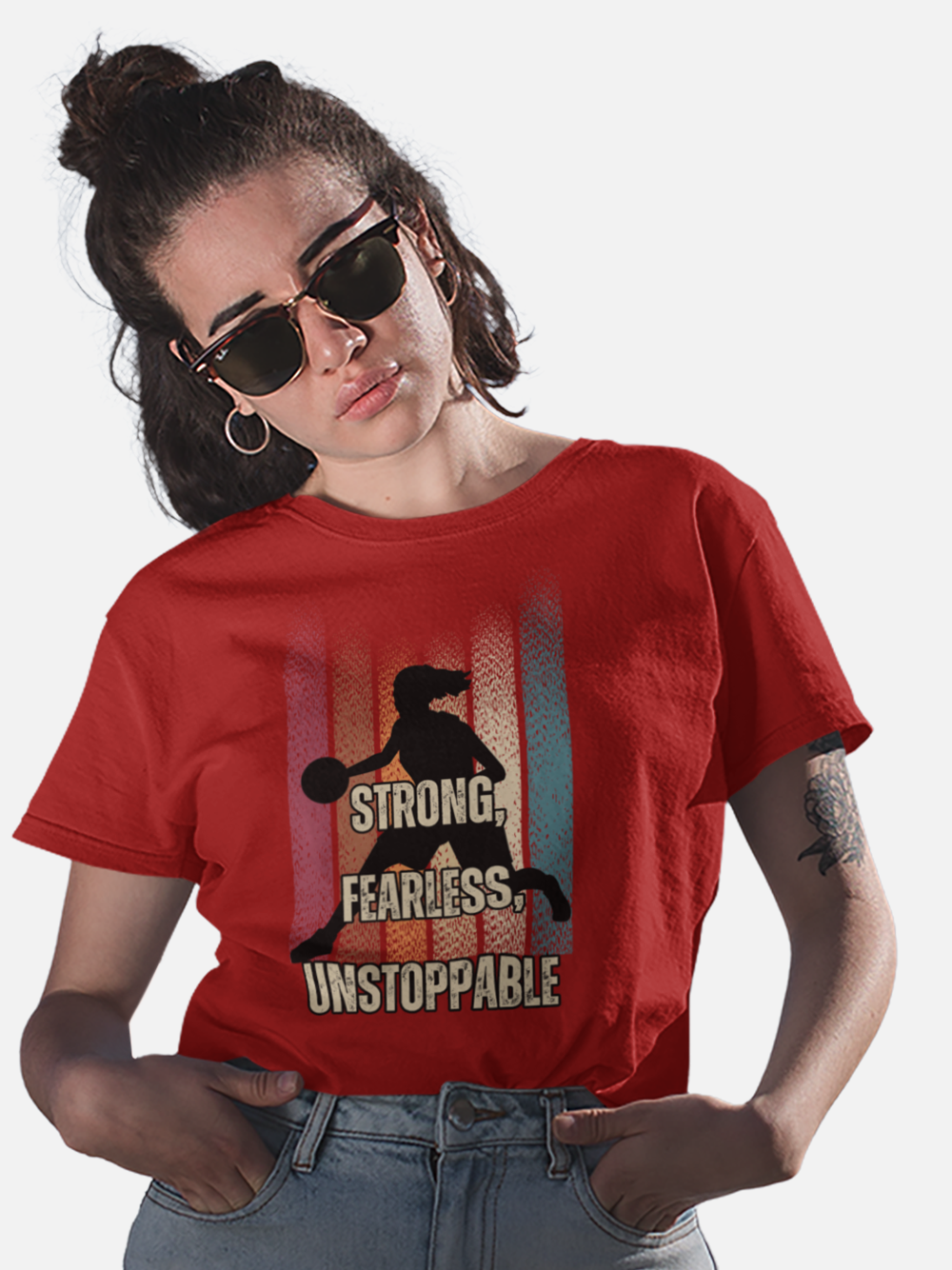 Strong, Fearless, Unstoppable Girls' T-Shirt