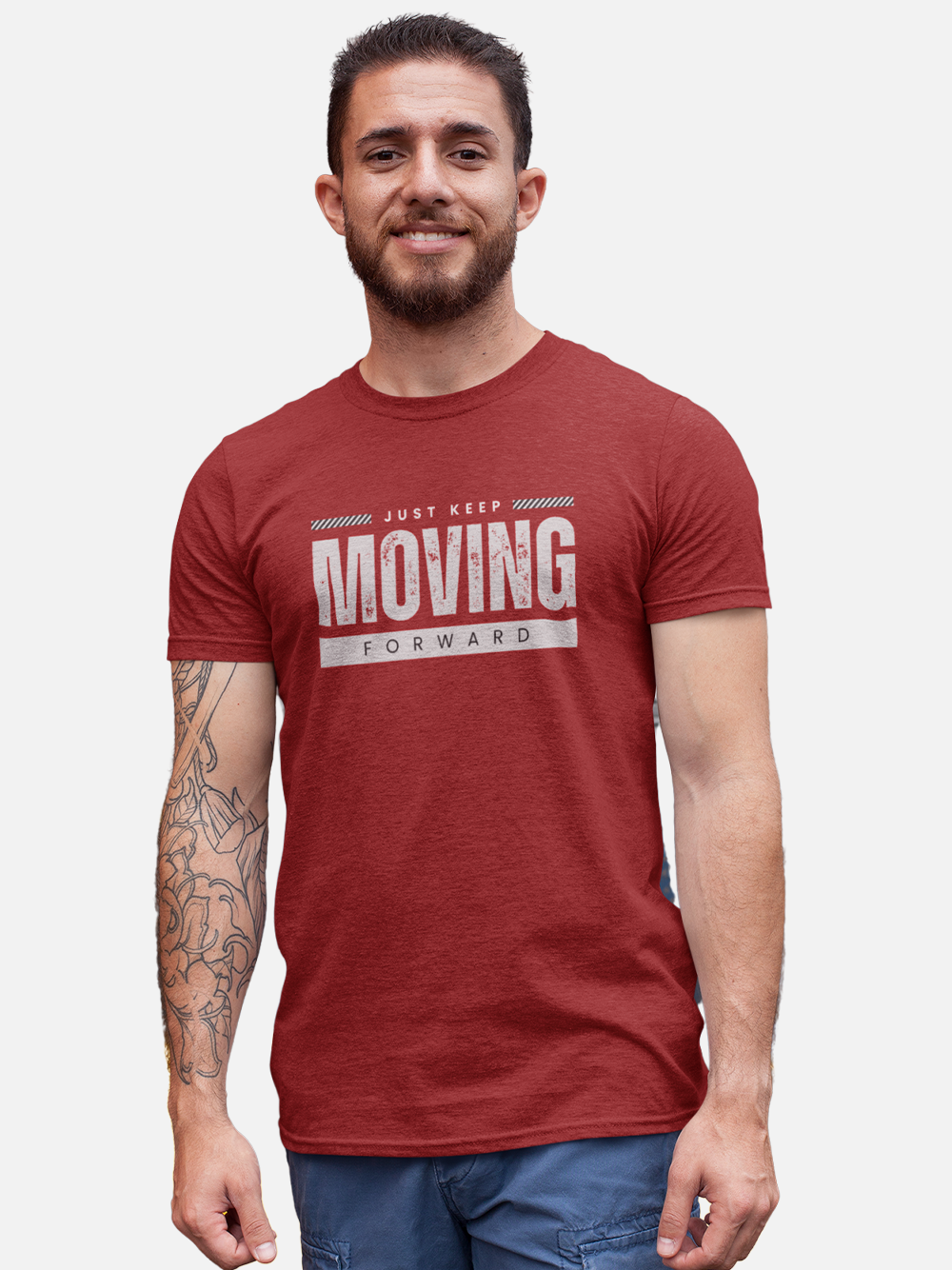 "Just Keep Moving Forward" Motivational T-Shirt