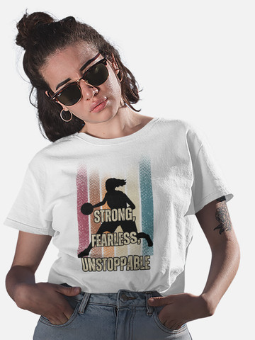 Strong, Fearless, Unstoppable Girls' T-Shirt