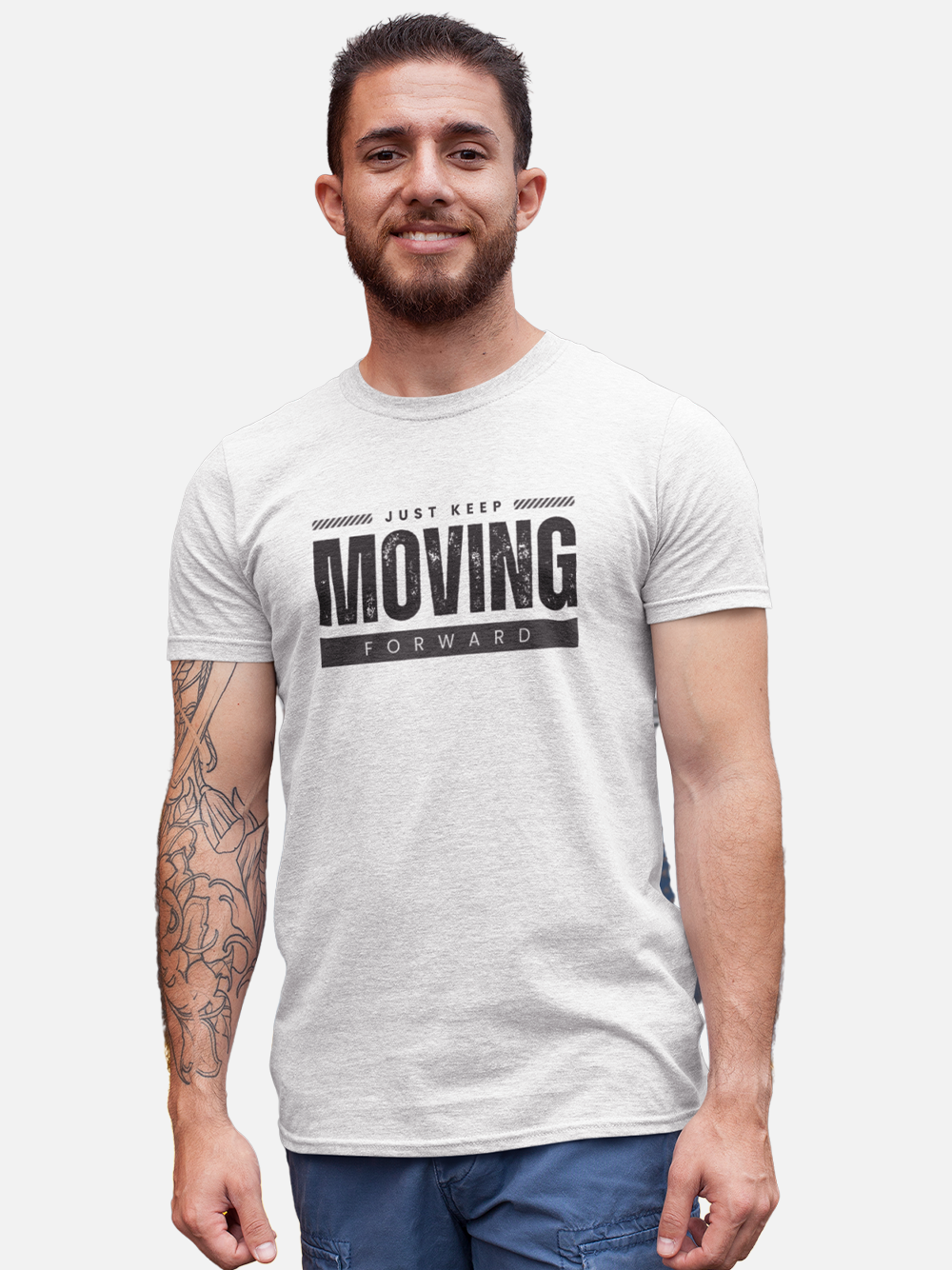 "Just Keep Moving Forward" Motivational T-Shirt