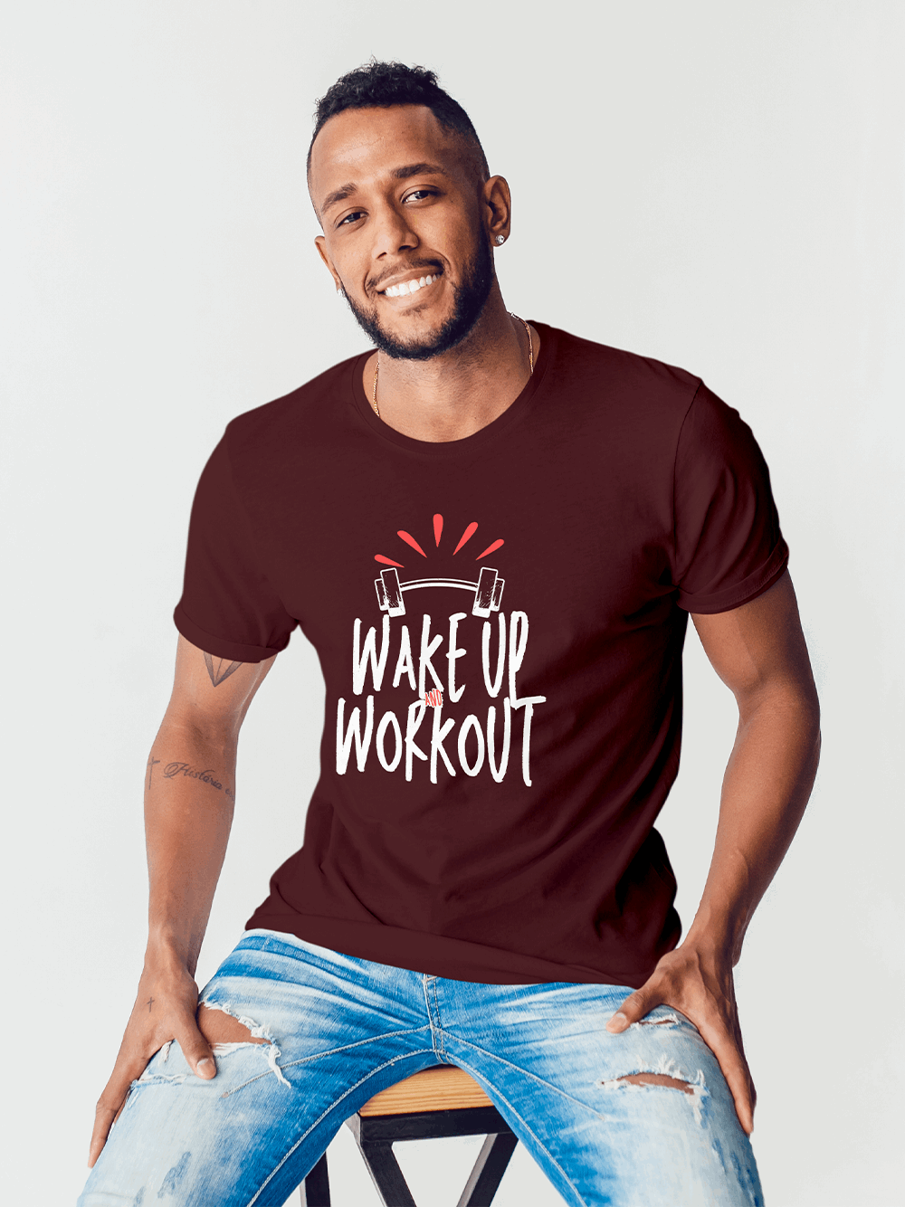 Wake Up and Workout - Gym T-Shirt