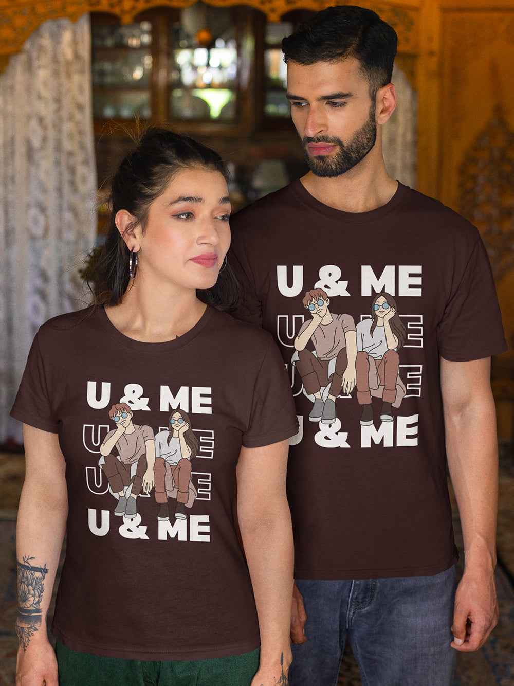 U & Me Couple T-Shirt