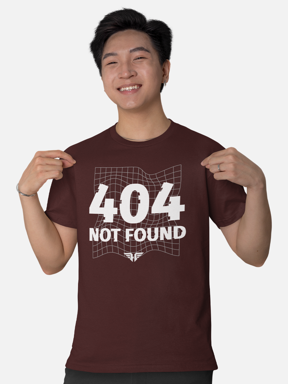 404 Not Found - Tech-Inspired Glitch T-Shirt