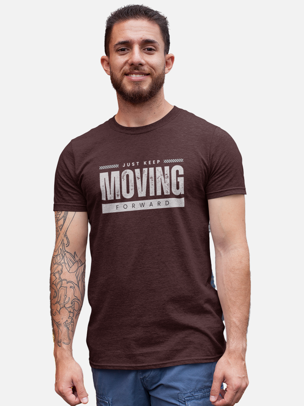 "Just Keep Moving Forward" Motivational T-Shirt